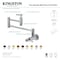 Kingston Brass KS810DLAC Concord Wall Mount Pot Filler Kitchen Faucet, Antique Copper KS810DLAC - alternate 3